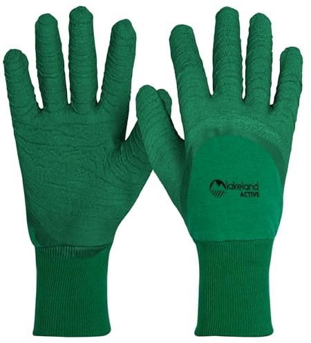 Lakeland Active 1 Pair Fellbarrow Multipurpose Gardening Work Gloves - Field Green - Large