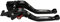 LongGreat Racing Einstellbare Brems Kupplungshebel für Aprilia RS660 Tuono 660 2021 TUONO V4 1100RR 2017-2021 RSV4 FACTORY RSV4-R/RR/RF 2009-2021 (Schwarz)