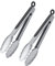 Westmark 162422E3-2 pinze per barbecue, con alette in acciaio INOX e manici gommati, lunghezza: 27,5 cm, in acciaio INOX e plastica, Classic Special Midi, colore: Argento/Nero, 27,5 cm, 2 pezzi