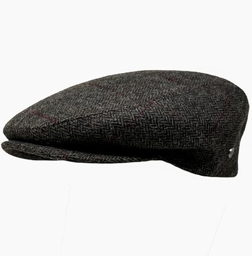 WEROR Schirmmütze Herren Schiebermütze Herrenmütze Newsboy Flat Cap Mütze | Klassisch, Retro, Newsboy, Gatsby, Bakerboy Cap, Metalllogo, für Herbst und Winter