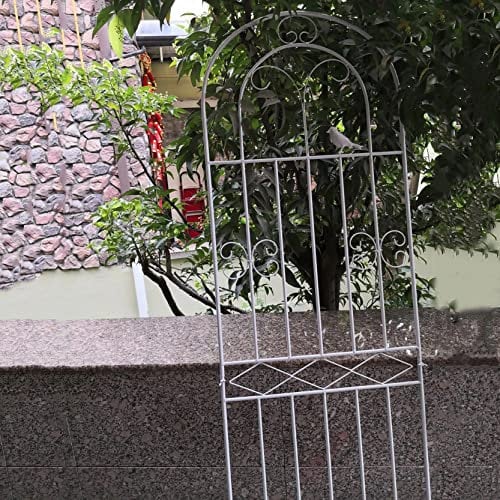 ZYFA Metall-Rankgitter Rosengitter Rankhilfe Rankzaun Kletterhilfe Beetzaun Beeteinfassung Spalier Garten Pflanzengitter Rankleiter zum Stecken,für Kletterpflanzen,Gartendeko Pflanzen Deko,Rosen