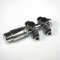 WITEN&NOCK Multiblock Set für Heizkörper Mittelanschluss Armatur Nabenabstand 50 mm Thermotstat Hahnblock Thermostatventil für Heizkörper Heizungszubehör(Chrom)