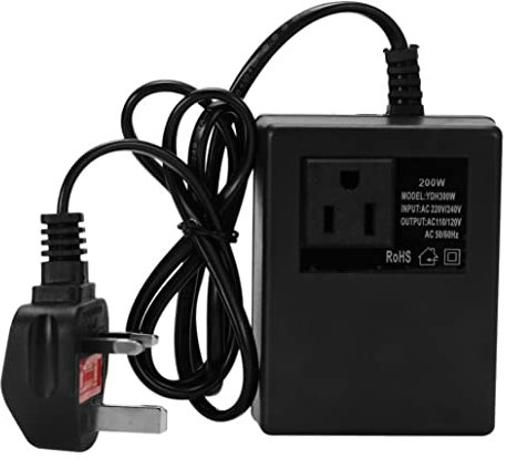 Intelligent Power Adapter 200W AC 220V to 110V Step Down Transformer Voltage Converter Style 1