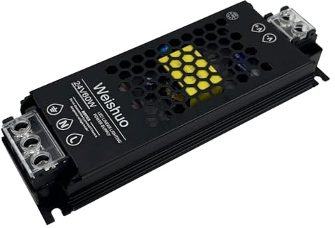 LED Trafo 24V 60W 2.5A IP20 LED Transformator AC 220V auf DC 24 Volt Konstante Spannung Schlankes Netzteil für LED-Streifen und LED-Innenleuchten