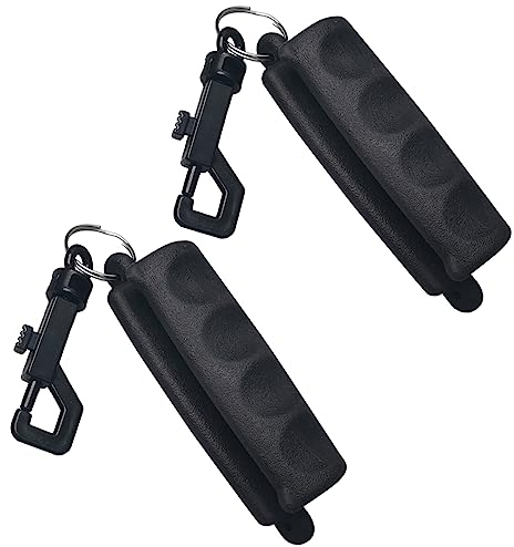 THREE ARCHERS Lot de 2 tire-flèches en caoutchouc avec clip de ceinture pour tirer facilement les flèches et protéger les mains (noir et noir)