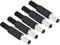 QUARKZMAN 5 Stück 5.5x2.1mm DC Stecker DC Barrel Steckverbinder Buchse Lötloser Adapter Ersatz für Elektronik