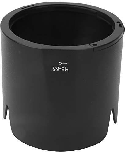 Tbest Parasol de Lente 77 para 80 400 HB 65, Parasol de Lente de Montaje de Plástico Negro para Lentes AF S 80 400Mm F 4, 5 5, 6