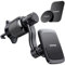 UGREEN Handyhalterung Auto Magnet Lüftung 360° Drehbar Kfz Handyhalterung mit Starke Magnetkraft und Metallischen Hakenclip Kompatibel mit iPhone 15 Pro Max Plus 14 13 Galaxy Huawei Redmi usw.