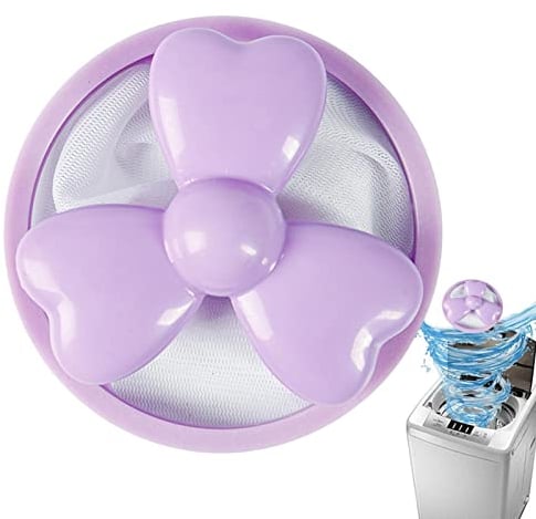 Decorhome Hair Catcher Washing Machine, 3.74inch Filter Mesh Bag Floating Hair Catcher Laundry Filter Bag, Lightweight Washing Machine Hair Remover for Removing Hair Dirt and Pet Hair