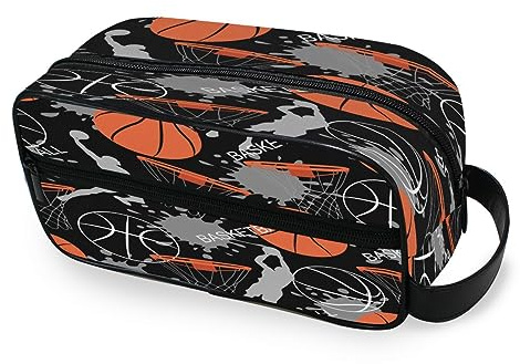 Trousse de toilette portable - Sac de rangement multifonction pour le sport, le basket-ball, le sport, les voyages, les cosmétiques, les cosmétiques, les femmes, les hommes, les garçons et les filles,