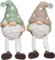 Trend Line Deko Kantenhocker Wichtel Keramik 12 cm grün beige Dekofigur