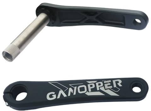 LSRRYD GXP Hohle Integrierte Schneefahrrad Kurbelgarnitur 175mm MTB Aluminium Kurbelarm Links Rechts Kurbelarme Für Rennrad Fatbike