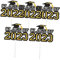OKUMEYR 5 2023 Kuchen-Banner Grad Cupcake Fotoverzierung khimar hijab catchring ok Dekoration für Abschlusshüte Graduierungskappenaufsatz Herzlichen Glückwunsch Cupcake Topper bilden