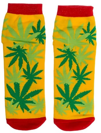 Socken High Life Weed Strumpf mit ABS-Sohle in 36-45 im Paar
