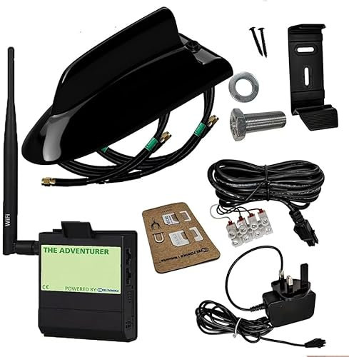 The Adventurer 4G/5G WiFi System For Motorhomes And Other Mobile Vehicles - ADVL050 (BLACK)