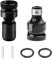 2 Stück Rostschutz 1/2 zoll Bit Adapter ，Stecknuss Adapter, Schlagschrauber Adapter, Haltbarkeit 1/4 auf Bithalter, Schlagschrauber Bit Adapter Schlagschrauber-Bit-Halter für Mechaniker Ingenieure