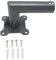 Support D'antenne Parabolique pour V2, Gris Support de Toit Internet par Satellite Support de Poteau d'angle Vertical Support Mural de Remplacement