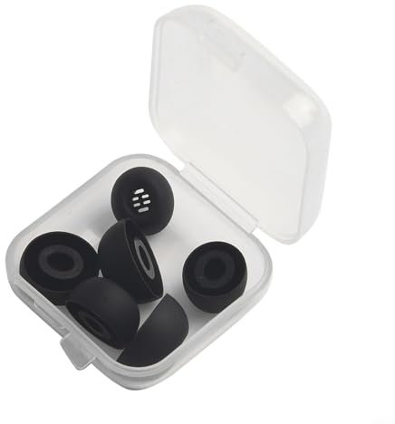 Silikon-Ohrhörer, schützende Ohrhörer-Abdeckungen für Huawei Freebuds 4I/5i Ohrhörer-Abdeckungen, Gummi-Ohrhörer, Geräuschreduzierung, Kopfhörer-Zubehör (schwarz)