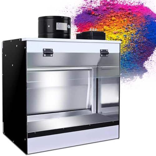 SACLMD Aérographe Portable pour Loisirs créatifs,kit de Cabine de pulvérisation de Peinture,Cabine d'aérographe pour Table d'artisanat,pour projets de Peinture,modèles,Arts,Artisanat,50 * 58cm