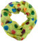 J26 Dots Punkte Seide Sommer Loop Farbverlauf Silk Uni Rundschal Schlauchschal Stola Schal leicht (Dots Grün)