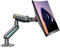 NB Ergonomic Monitor Arm for Ultrawide Bildschirme 32 to 60 Zoll, RGB Monitor Halterung 49 57 Zoll Ladung bis zu 20 kg, VESA 75x75 mm & 100x100 mm (Black)