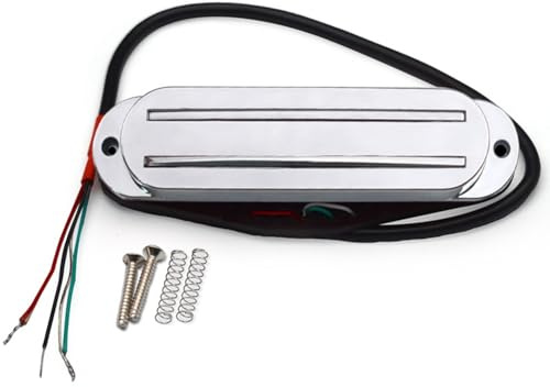 Kueohse Chrome Humbuckers Single Coil Pickups Humbuckers for Single Size Pickups Electric Guitar