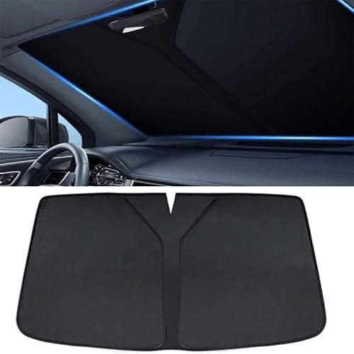 WENINETIES Parasol para Parabrisas de Coche para Ford Focus II Kombi 2004-2011, Parasol para Parabrisas Delantero Plegable Vehículo Protección Rayos UV Parabrisas