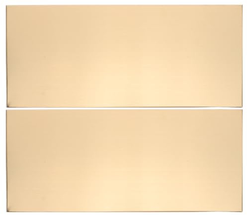 LIFKOME Placa Puerta Metálica 2 Piezas Autoadhesiva Grabado de Acero Inoxidable Dorado Diseño Elegante y Profesional para Oficina y Hospital