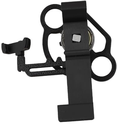 Soleilux Volante de carreras para mando PS5, volante compacto de PLA para juegos de carreras, mango ergonómico, 10 x 6,5 x 5,7 cm, negro