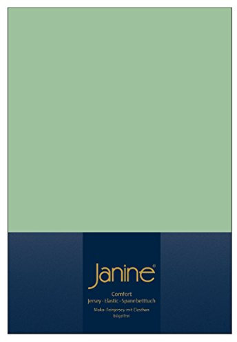 Janine Spannbettlaken Elastic 5002, Gr. 200x200 cm, Fb. 26 lind, Elastic-Jersey