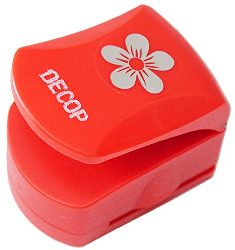 DECOP embossed punch cute Flower