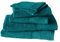 De Witte Lietaer 199813 Set de 2 Gants + 2 Serviettes 50 x 100 cm + 2 Draps de Douche 70 x 140 cm Coton, Vert Canard