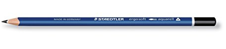 Aquarellfarbstift schwarz