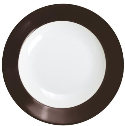 KAHLA Pronto Colore Suppenteller 22 cm Chocolate Brown|brauner tiefer Teller aus Porzellan