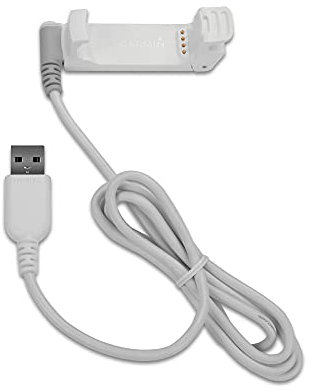 Garmin Clip di Ricarica con Presa USB per Forerunner 220, Bianco