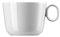 Thomas ONO Kombi-Obertasse Tasse, Porzellan, Weiss, 12 x 10 x 6 cm