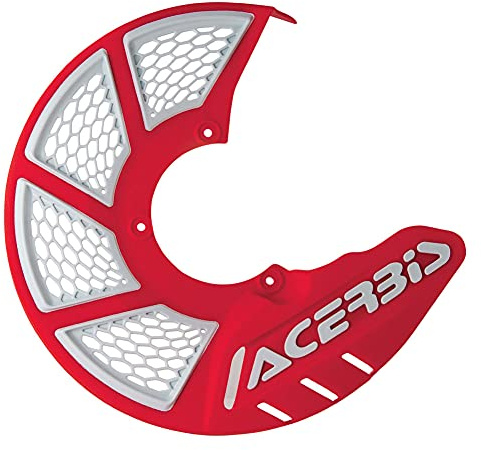Acerbis X-Brake Vented Front Disc Cover Red/White - 2449490004