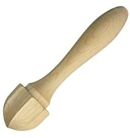FACKELMANN 31108 Zitronenstößel Fair 15cm aus Buche, Holz, Beige, 15 x 7,9 x 4 cm