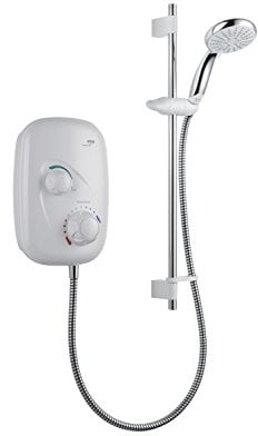 Mira Showers 1.1532.401 XS Event Manual Power Shower - White