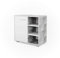 Vicco Mueble bajo Lavabo Perry, Hormigón/Blanco, 60 x 55.6 cm