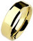 Mianova Unisex Band Ring Edelstahl Poliert Freundschaftsring Herrenring Damenring Partnerring Damen Herren Gold Größe 69 (22.0) 8mm Breit