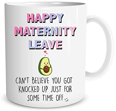 Nouveauté Funny Tasses à Café Maternité Laisseront Cadeau Travail Collègue Leaving Cadeau Friend Cadeau Neuf Bébé Cartes de Voeux Maternité Cadeau WSDMUG1260