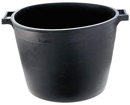 Secchio GROSSISHOP 45L Nero Rinforzato Plastica