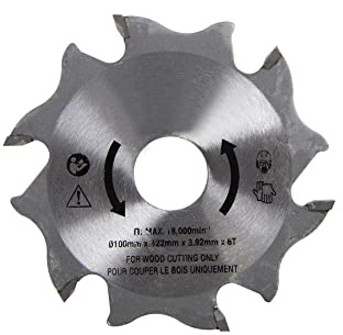 Dapetz ® Biscuit Jointer Blade,100mm / 4inch Carbide Biscuit Jointer Blade Cutter Replacement for Woodworking Tenoning Machine