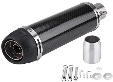 Motorrad iversal Auspuff Mit Abe iversal Modified Carbon Auspuff A Zubehörset