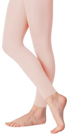 Silky Girls Childrens Dance 60 Denier Footless Tights Theatrical Pink 3-5