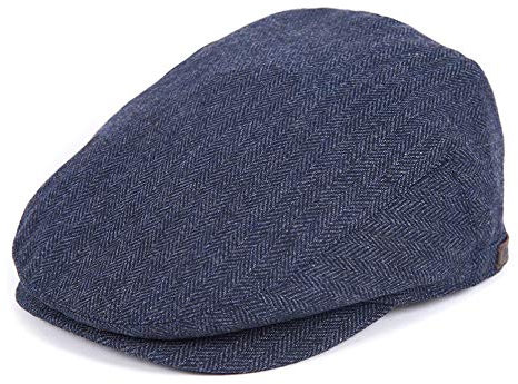 Barbour Barlow Flat Cap Large Navy
