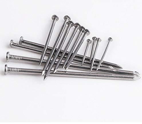 Chiodi rotondi in acciaio inox 304, 5 cm, 20 pezzi, 2,5 x 50 mm