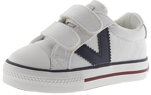 victoria Basket Unisex Tribu Lona & Logotipo En Contraste & Tiras Adherentes 1065163 para Niños Blanco 27