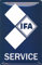 Blechschild 20x30cm IFA Service